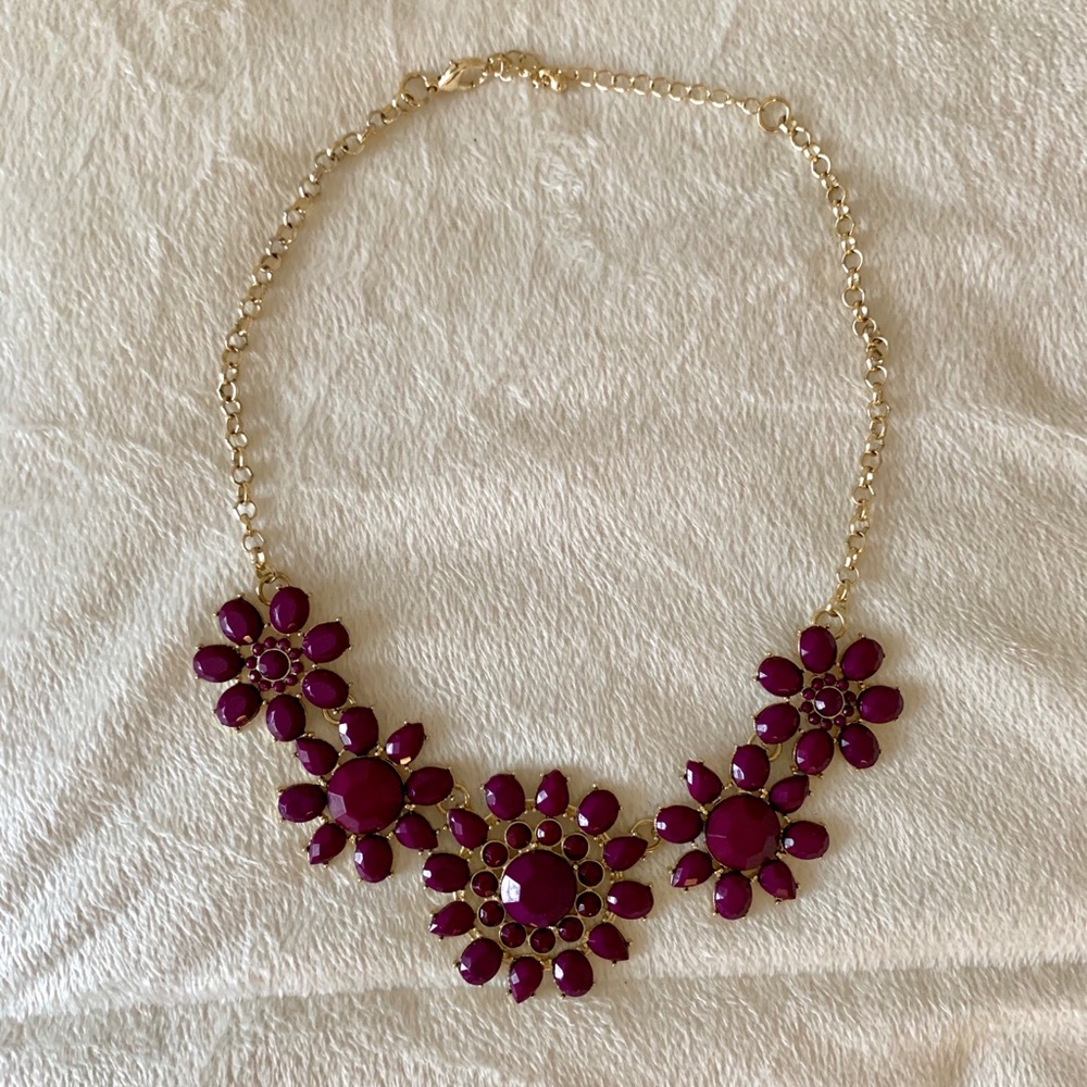 Purple Statement Necklace